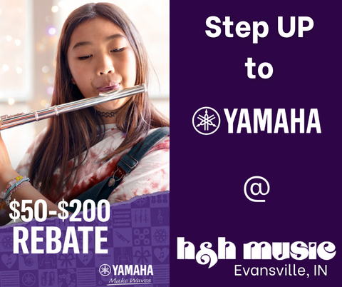 Step UP to Yamaha at H & H Music!