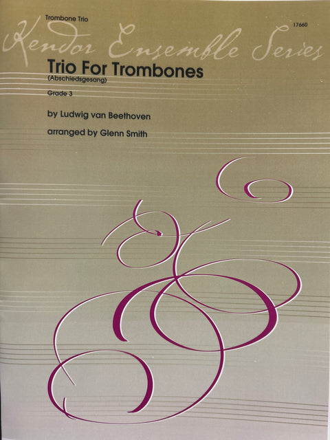 Trio for Trombones - Grade 3 - Beethoven/Arranged by Smith