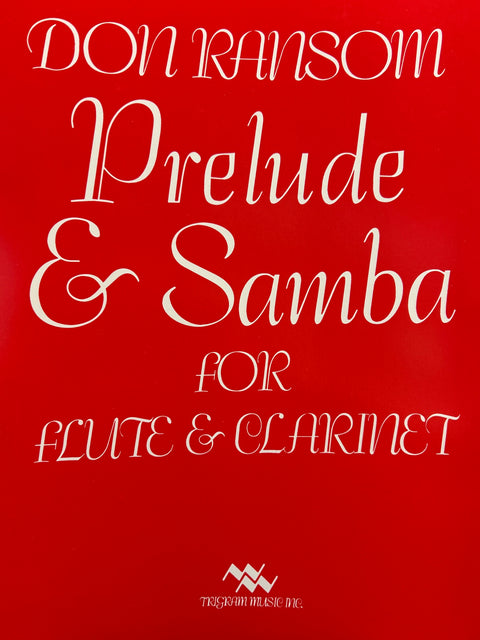 Prelude & Samba for Flute & Clarinet - Ransom