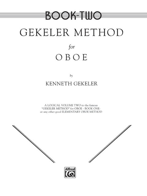 Gekeler Method for Oboe - Gekeler