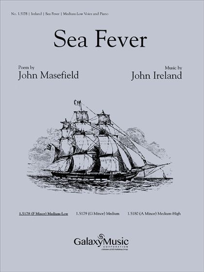 Sea Fever, Medium Low Voice - Ireland/Mansfield