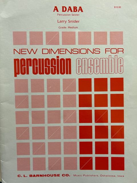 A Daba - Percussion Snider - Snider