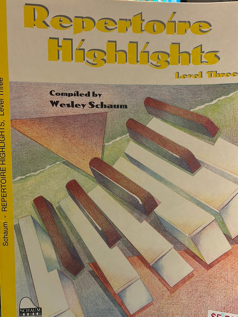 Repertoire Highlights - Piano - W. Schaum