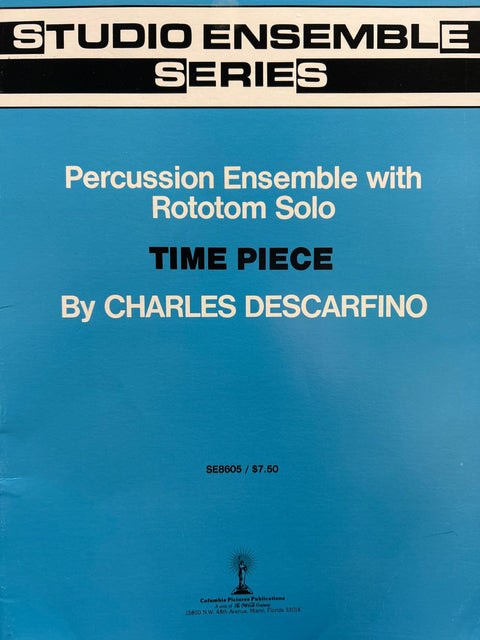 Time Piece - Percussion Ensemble with Rototom Solo - Descarfino