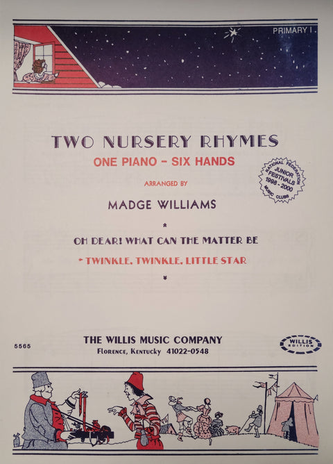 Twinkle, Twinkle, Little Star - Piano Ensemble - Williams