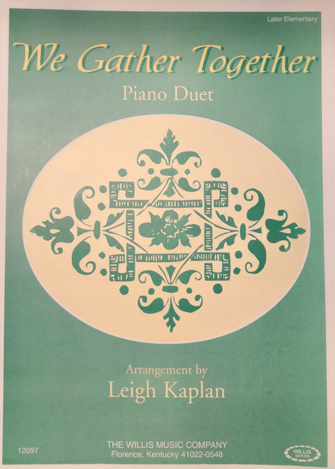 We Gather Together - Piano Duet - arrg. Kaplan
