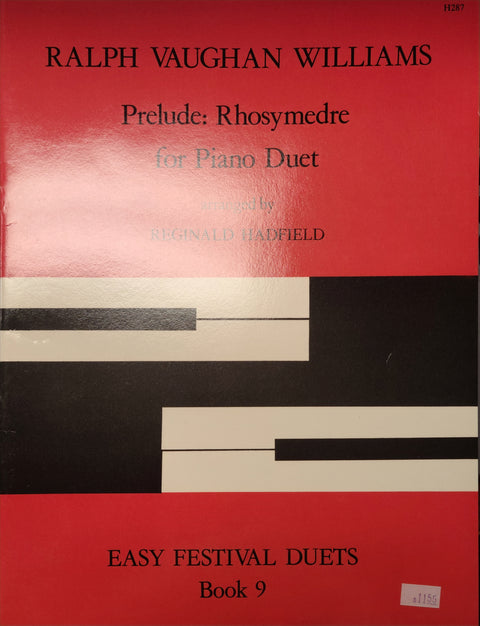 Prelude: Rhosymedre for Piano Duet - Piano - Williams/Hadfield