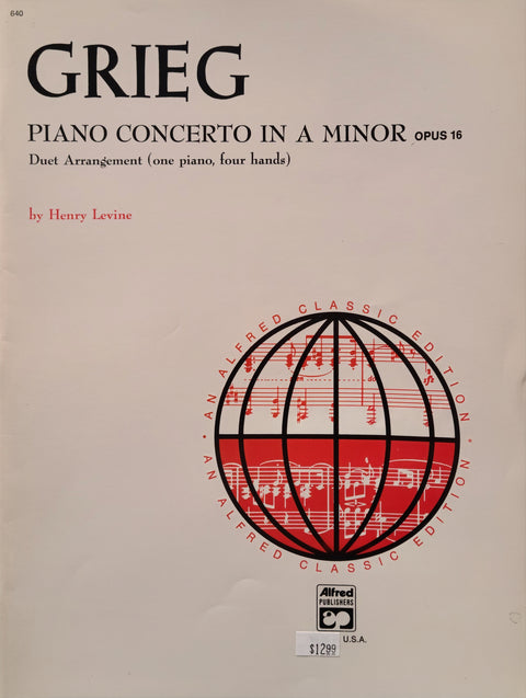 Piano Concerto in A Minor, Op. 16 - Piano - Grieg