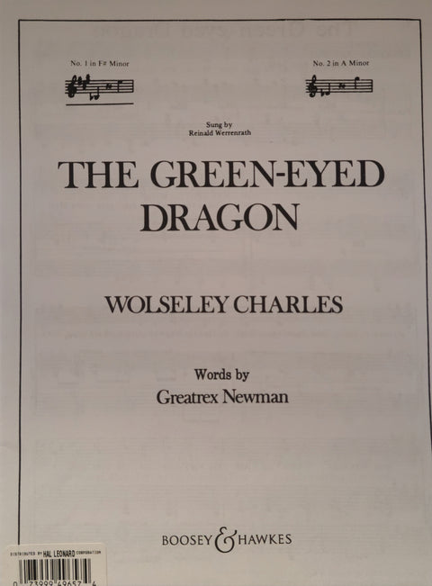 The Green-Eyed Dragon, Low Voice - Charles