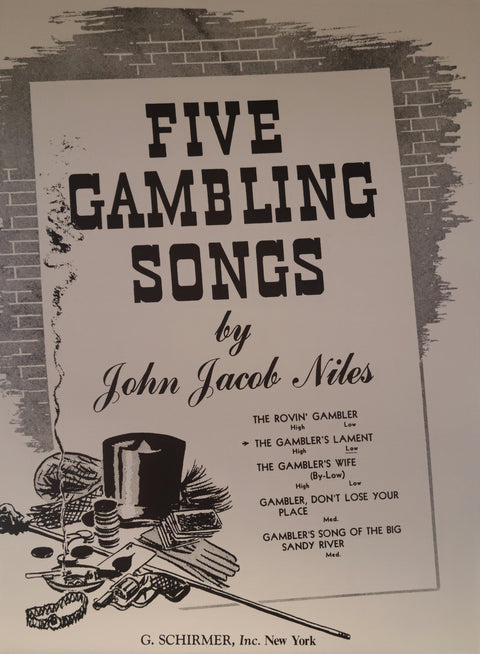 The Gambler's Lament, Low Voice - Niles