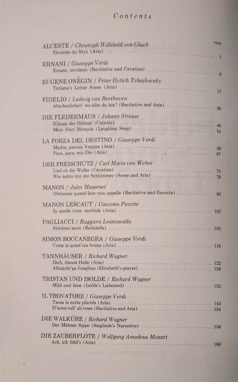 Schirmer's Singer's Library - Arias for Vocal