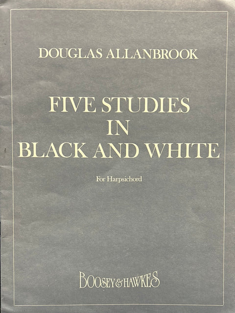 Five Studies in Black and White for Harpsichord