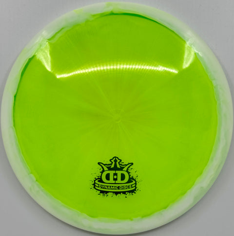 Dynamic Discs Lucid-Ice Verdict - Splatter Corner Stamp - Midrange