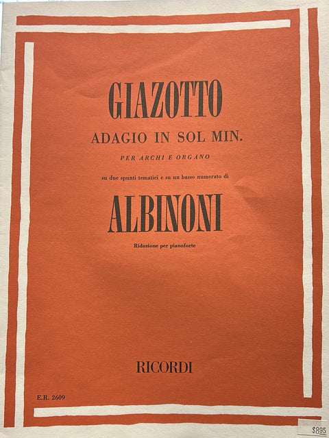 Adagio in G Minor - Organ - Albinoni-Giazotto