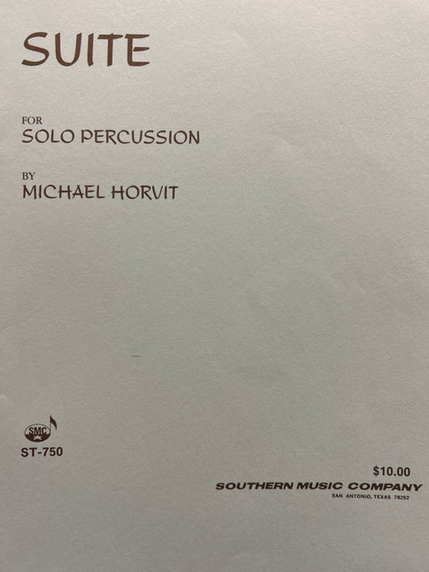 Suite for Solo Percussion - Horvit
