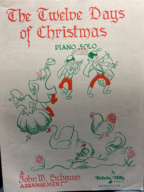 The Twelve Days of Christmas - Piano - Schaum