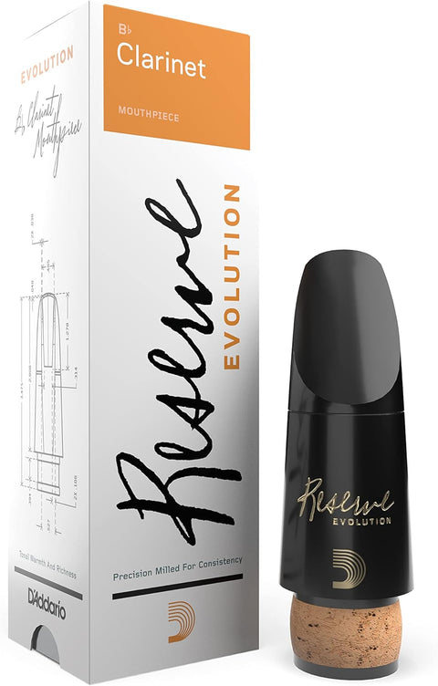 D'Addario Reserve Evolution Clarinet Mouthpiece - MCE-EV10