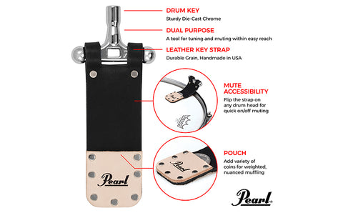 Pearl Flip Mute Drum Key - PFMDK080