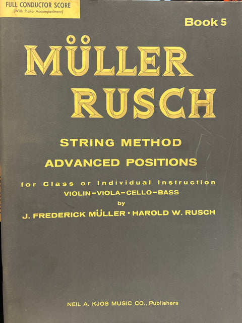 Müller-Rusch String Method Book 5