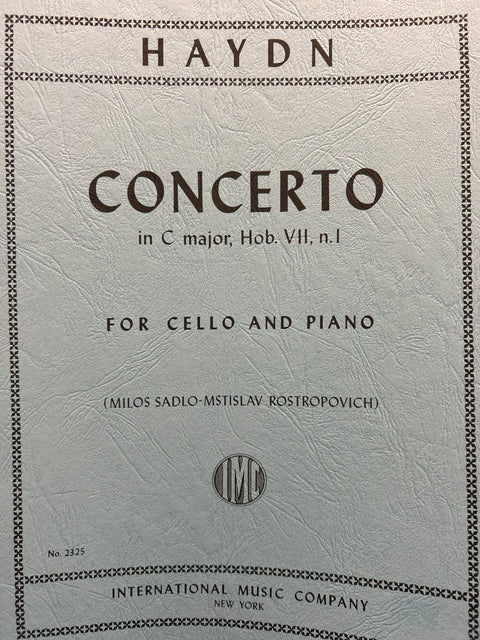 Concerto in C Major, Hob. VII, n. 1 - Cello - Haydn / Rostropovich