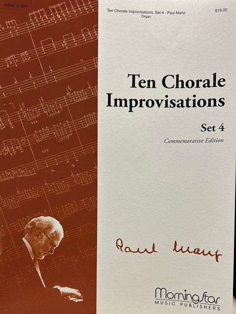 Ten Chorale Improvisations, Set 4 - P. Manz