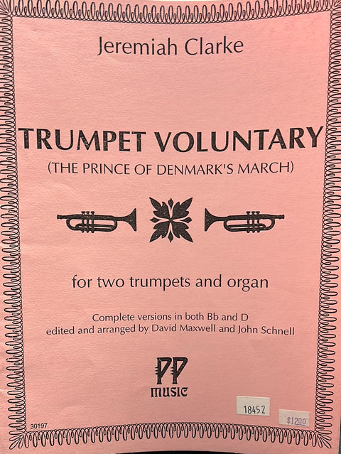Trumpet Voluntary for Two Trumpets and Organ