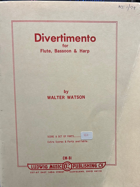Divertimento - Harp - W. Watson