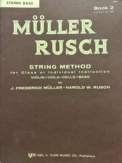 Müller-Rusch String Method Book 2 - Violin
