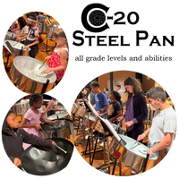 Panyard C-20 Lead Pan - Pan Only - FREE Mallets