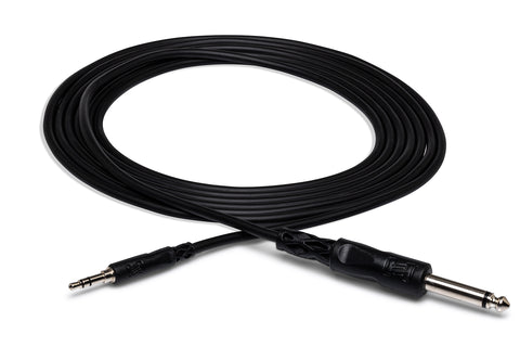 Mono Interconnect 1/4" to 3.5 mm TRS - Hosa