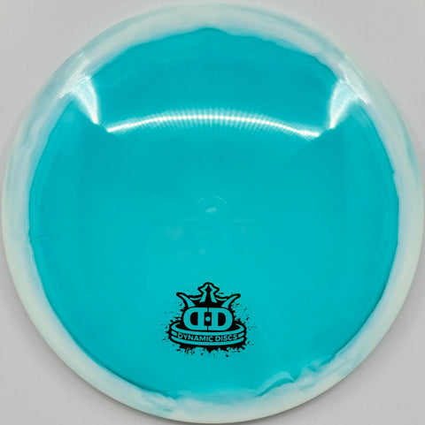 Dynamic Discs Lucid-Ice Verdict - Splatter Corner Stamp - Midrange