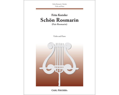 Schon Rosmarin - Violin - F. Kreisler