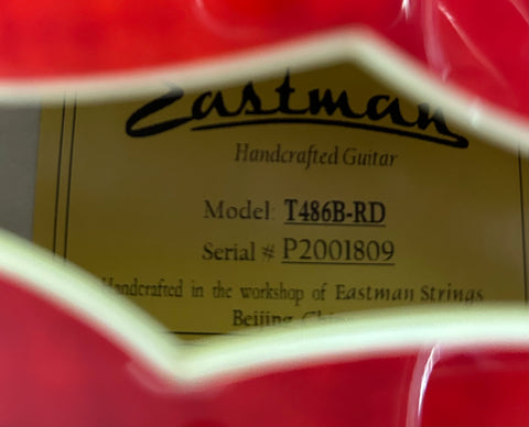 Eastman Thinline Guitar - T486-RD
