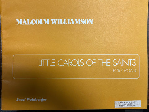 Little Carols of the Saints for Organ
