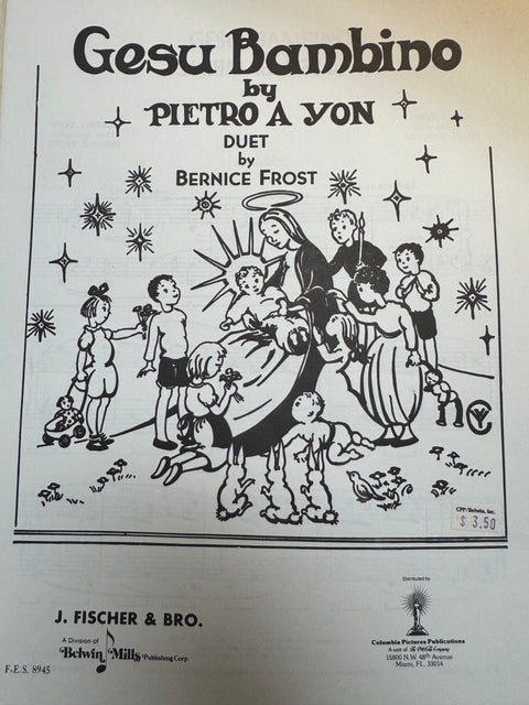 Gesu Bambino by Pietro A Yon