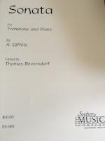 Sonata - Trombone - Giffels/Beversdorf - Southern Music Company