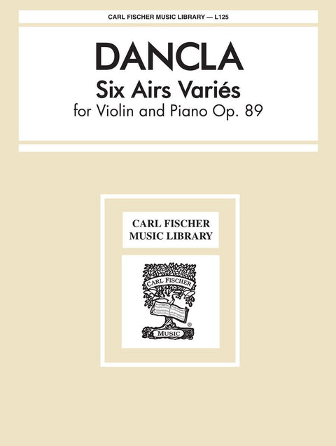 Six Airs Varies, Op. 89 - Violin - C. Dancla