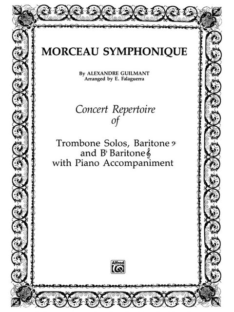 Morceau Symphonique - Guilmant/Falaguerra - Trombone and Piano