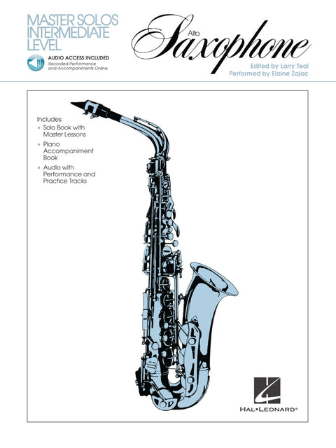 Master Solos Intermediate Level - Alto Sax - Teal/Zajac