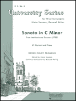 Sonata in C Minor from Methodische Sonaten (1732) for Clarinet - Telemann/Edited by Voxman