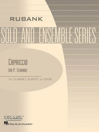 Capriccio - Clarinet Quintet or Choir - Schwarz