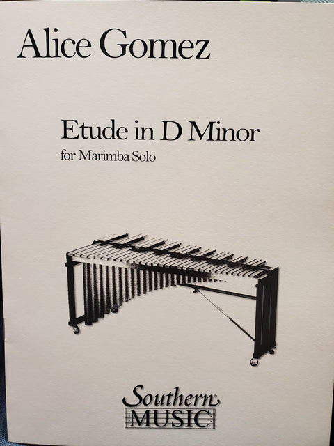 Etude in D Minor for Marimba Solo - Gomez