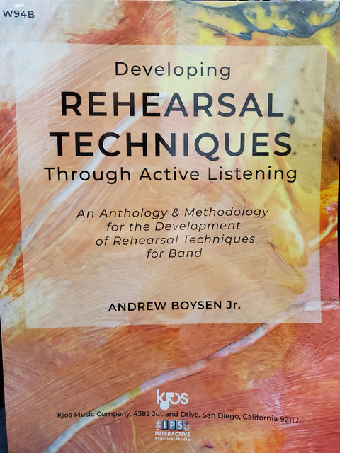 Developing Rehearsal Techniques