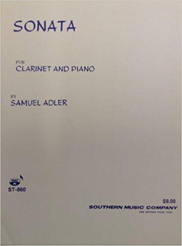 Sonata for Clarinet and Piano - Adler*