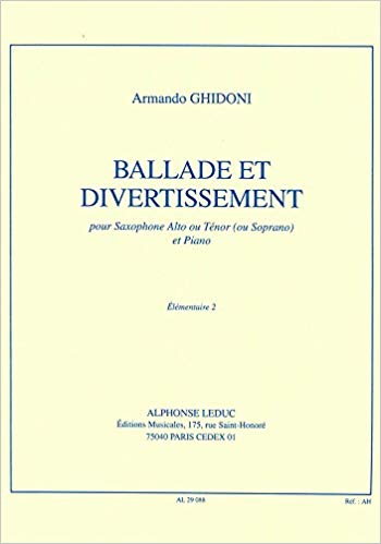 Ballade Et divertissement - Ghidoni