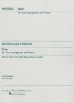 Solo for Alto Saxophone and Piano - Heiden