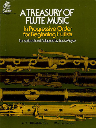 A Treasury of Flute Music - In Progressive Order for Beginning Flutists - Moyse*
