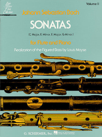 Sonatas for Flute and Piano - Volume II - Bach/Moyse