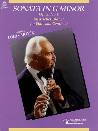 Sonata in G Minor, Op. 2, No. 4 for Flute - Blavet/Moyse*