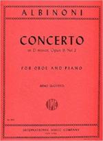 Concerto in D Minor for Oboe and Piano - Opus 9, No. 2 - Albinoni - H & H Music